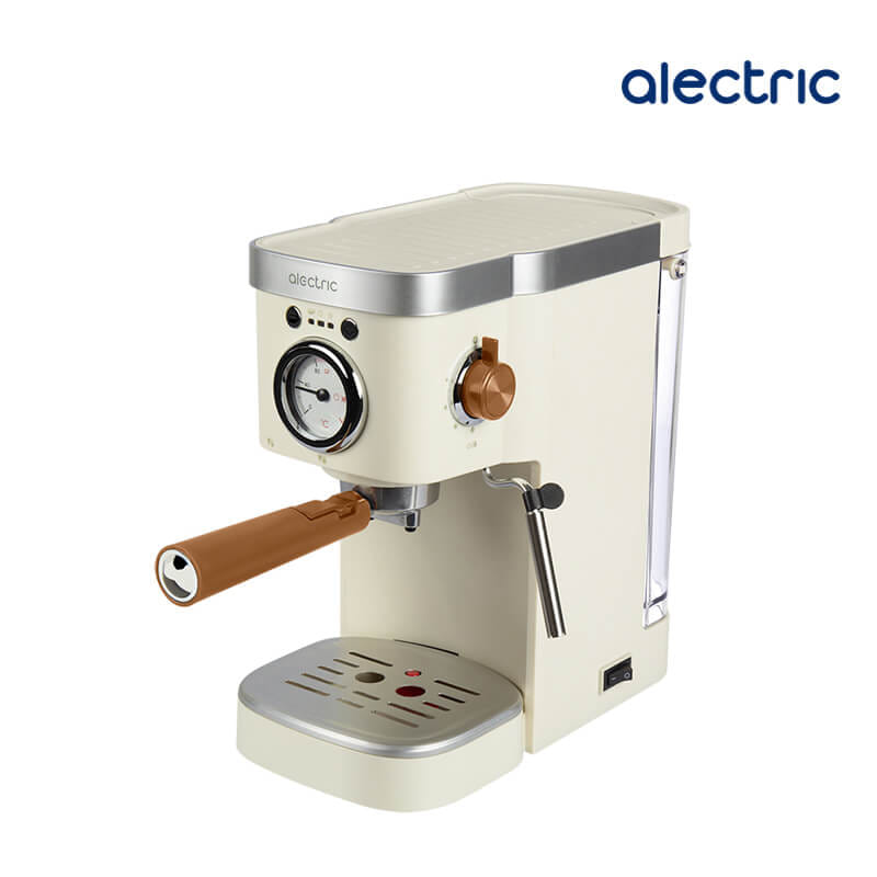 เครื่องชงกาแฟแรงดัน ALECTRIC รุ่น AATTE ONE สีครีม_1